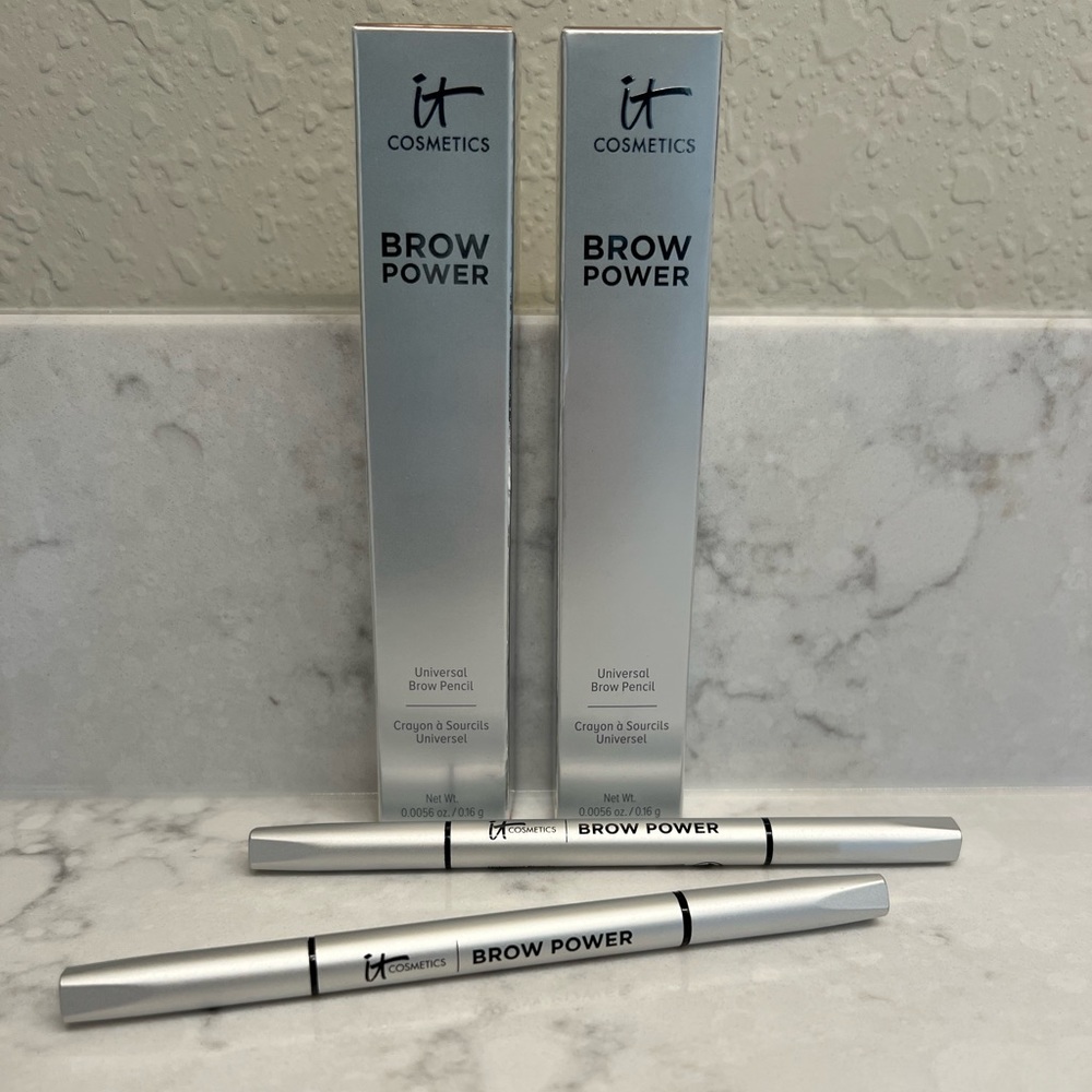 It Cosmetics Brow Power Eyebrow Pencil 2 pack universal taupe blonde tone lot
